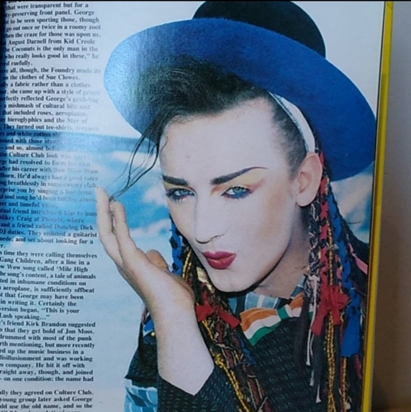 1984 Boy George and the Culture Club Book - Coffee Table Book - Picture 6 of 10